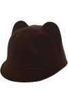 Шляпа фетровая F16005 темно-коричневый