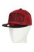 Кепка с прямым козырьком 82017-39 красный-черный