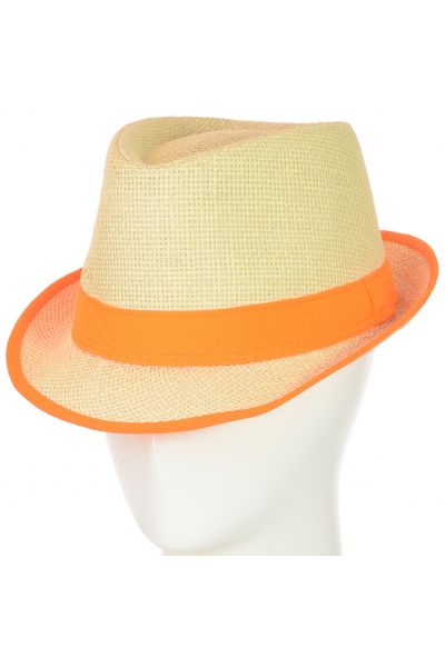 Шляпа Челентанка 12017-1 оранжевый