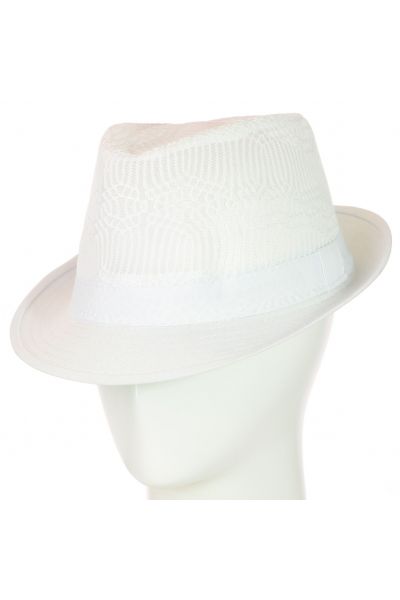 Шляпа Челентанка 12017-5 белый