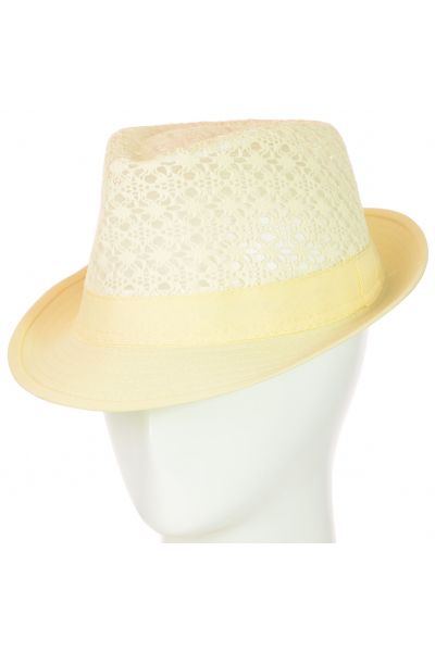 Шляпа Челентанка 12017-3 бежевый