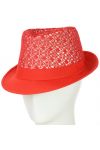Шляпа Челентанка 12017-3 красный