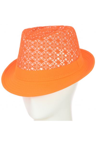Шляпа Челентанка 12017-3 оранжевый