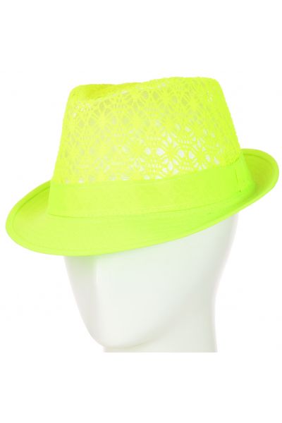 Шляпа Челентанка 12017-3 салатовый