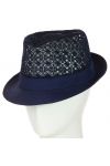 Шляпа Челентанка 12017-3 темно-синий