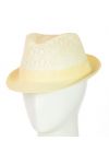 Шляпа Челентанка 12017-4 бежевый