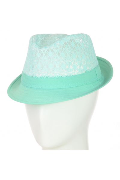 Шляпа Челентанка 12017-4 мятный