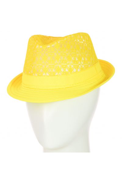 Шляпа Челентанка 12017-4 желтый