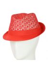 Шляпа Челентанка 12017-4 красный