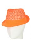 Шляпа Челентанка 12017-4 оранжевый