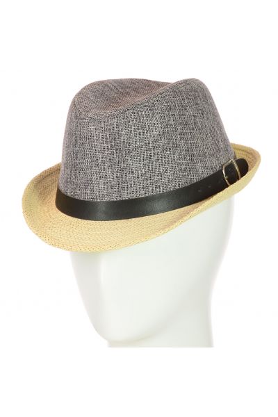 Шляпа Челентанка 12017-10 серый