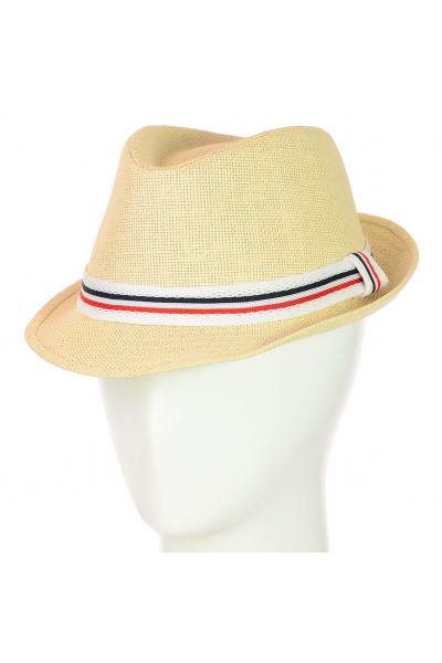 Шляпа Челентанка 12017-24 бежевый