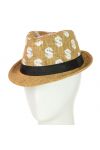 Шляпа Челентанка 112017-30 светло-коричневый