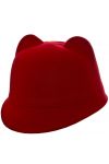 Шляпа фетровая F16005 красный