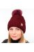 Шапка Margaret 18033 бордовий
