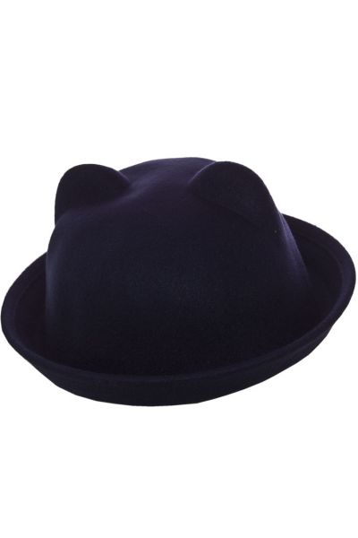 Шляпа фетровая детская FD16001 чёрный