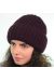 Шапка H18104 бордо