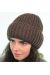 Шапка H18104 темно-коричневый
