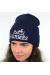 Шапка L19034 темно-синий