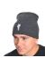 Шапка L19047 темно-сірий